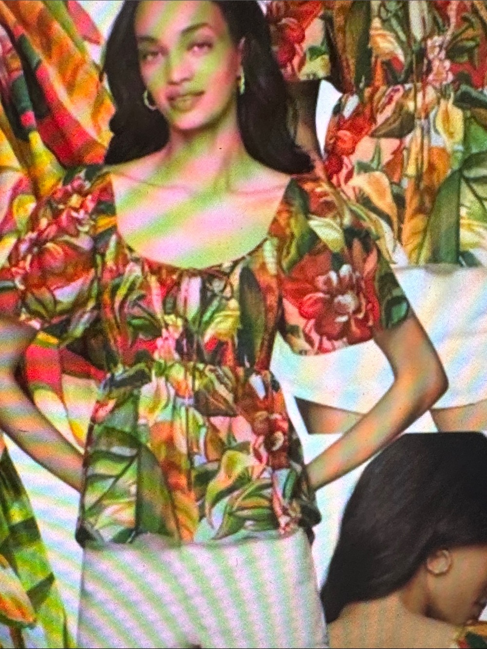 Farm Rio Tie-Front Blouse - Picture 3 of 9